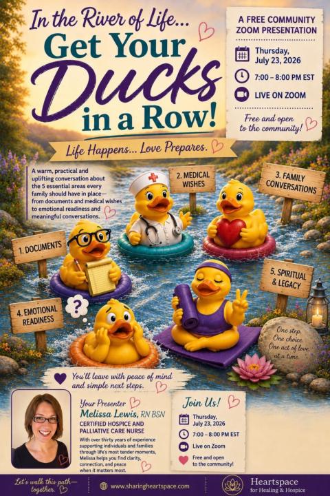 Get your ducks in a row