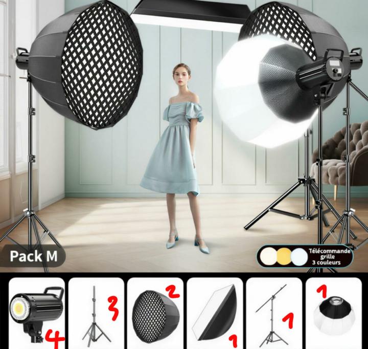 🎥 Pack d’éclairage studio 