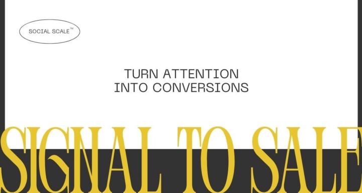 Signal to Sale