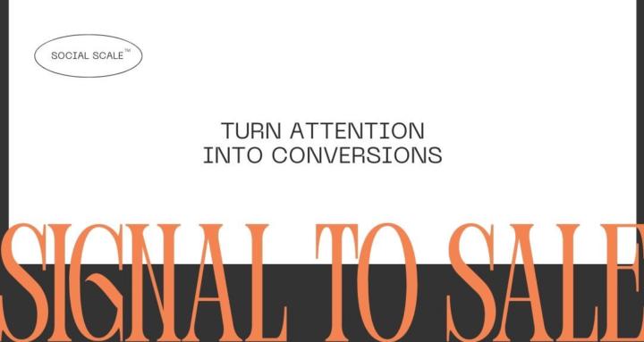 Signal to Sale