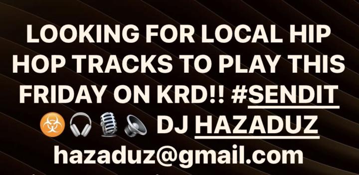 Get your song on the radio this Friday!