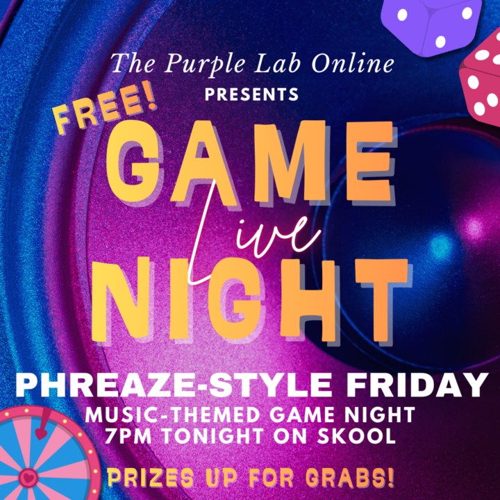 🎡🎶 PHREAZE-STYLE FRIDAY GAME NIGHT LIVE – TONIGHT 7PM! 🎶🎡