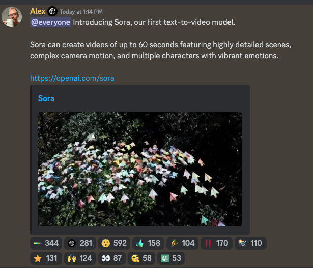 OpenAI Announces Sora! 