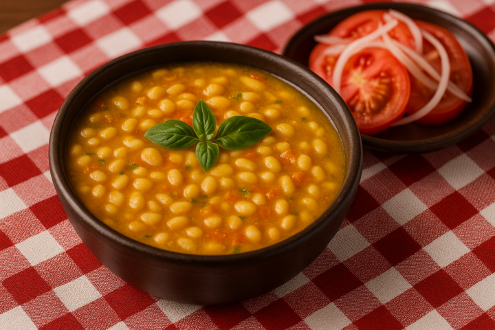 Platos del Campo Chileno – Porotos Granados y Lentejas con Arroz