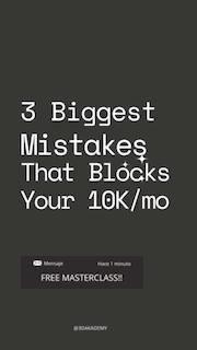 The 3 Biggest Mistakes Keeping Creatives from Making $10k/Month