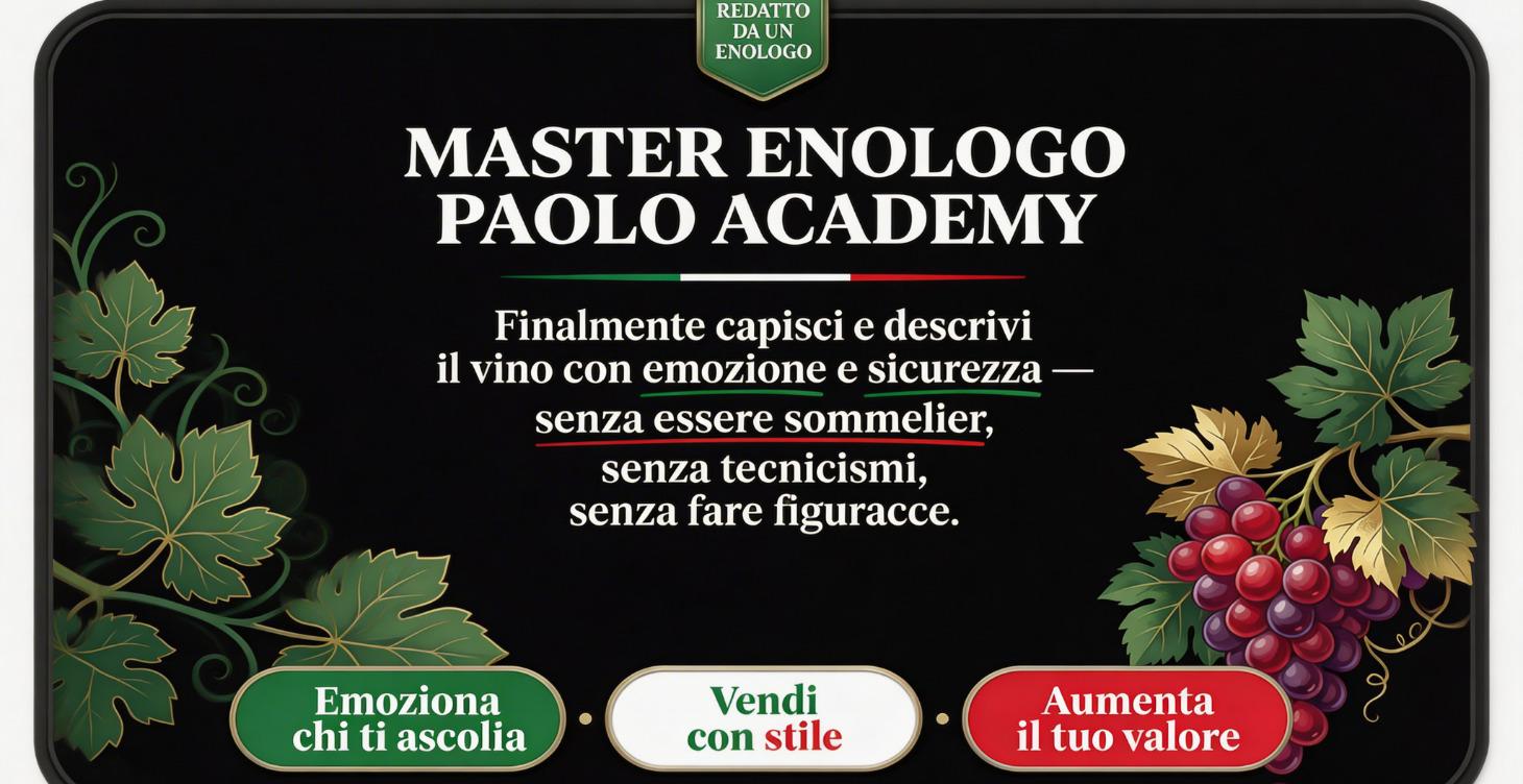 Master Enologo Paolo Accademy